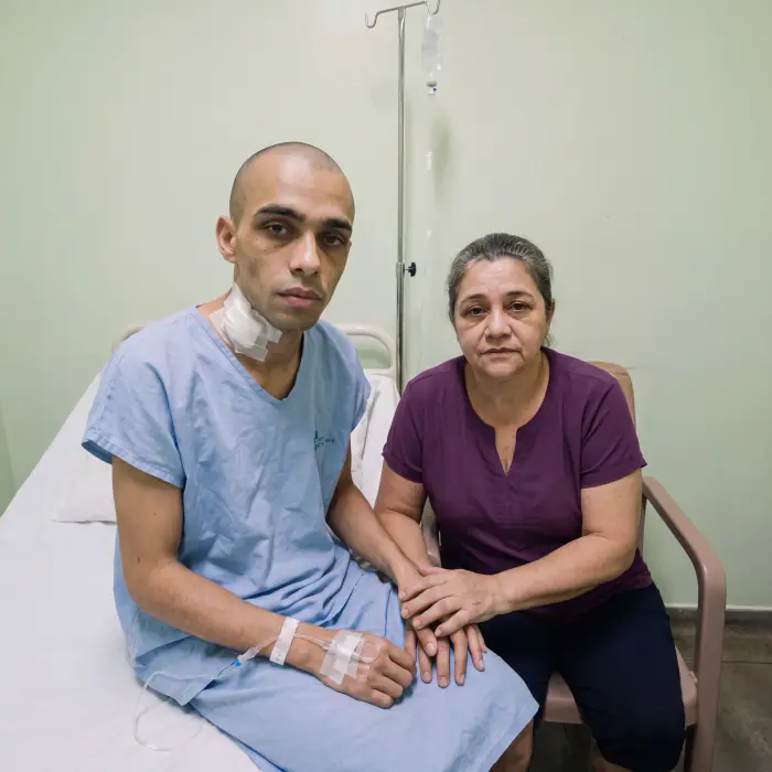 Edson e a mãe